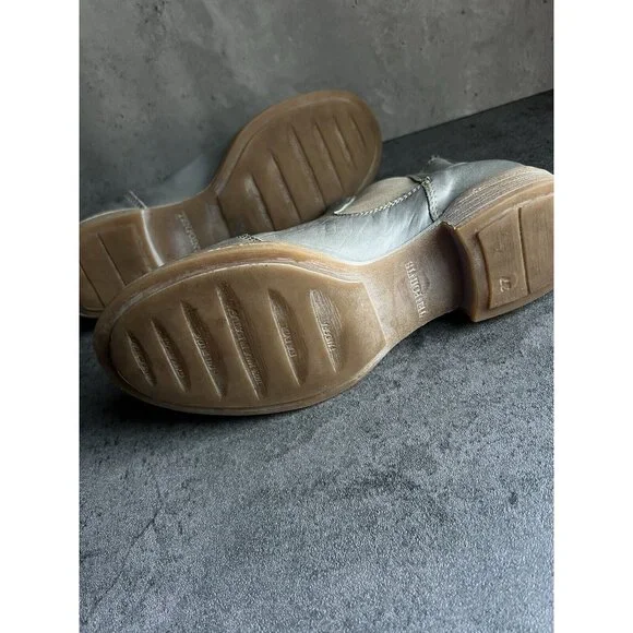 Pandora By Ten Points Chelsea Boots Light Grey Leather Size 37 - Picture 6 of 11